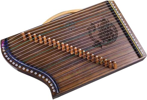 Guzheng المحمولة، 21 وترًا، آلة القانون مع ملحقات مناسبة للمبتدئين والبالغين والأطفال والمحترفين (F) in Kuwait