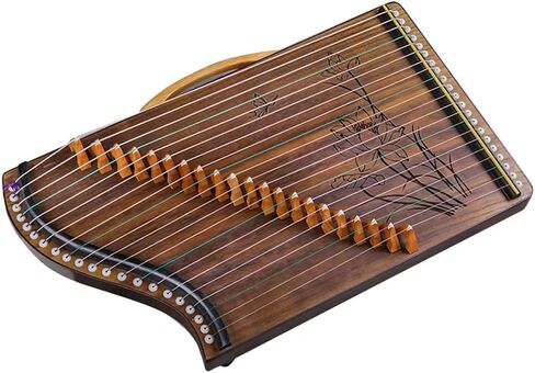 Guzheng المحمولة، 21 وترًا، آلة القانون مع ملحقات مناسبة للمبتدئين والبالغين والأطفال والمحترفين (F) in Kuwait
