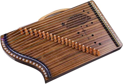 Guzheng المحمولة، 21 وترًا، آلة القانون مع ملحقات مناسبة للمبتدئين والبالغين والأطفال والمحترفين (F) in Kuwait