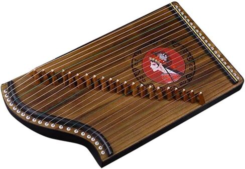 Guzheng المحمولة، 21 وترًا، آلة القانون مع ملحقات مناسبة للمبتدئين والبالغين والأطفال والمحترفين (F) in Kuwait