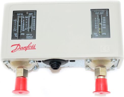 Danfoss 060-124191 التحكم في الضغط KP15 ثنائي تلقائي/تلقائي 1/4 في وصلة مضيئة شعرية غير متضمنة in Kuwait