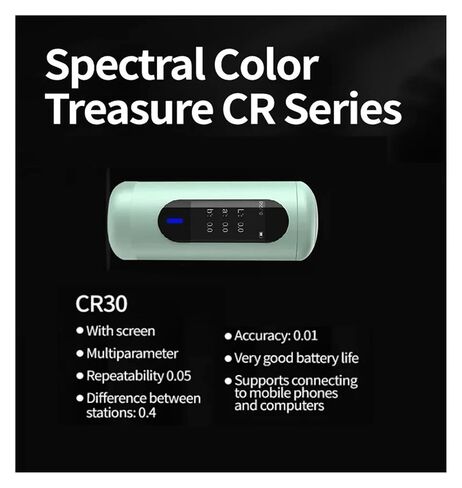 Portable Color Analyzer,Mobile APP Colorimeter 38 Indexes,Precise 0.01 for Color Matching,Measuring Color Difference Multi-Functional in Saudi Arabia