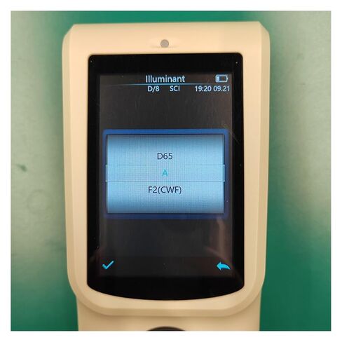 Portable Precise Color Reader Plastic Paint Coating Color Testing Meter CR8 Spectrophotometer for Color Capturing, Matching Multi-Functional in Saudi Arabia