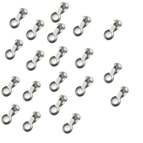 30PCS 4.5mm Silver Stainless Steel Ball Chain Pull Ring Connector Pearl Chain Clasp Flower Basket Buckle Hardware Accessories in Kuwait