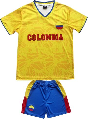 National Teams Custom Noname Special Design Kids Soccer Jersey Shirts Football Futbol Gift Set Youth Sizes in Kuwait