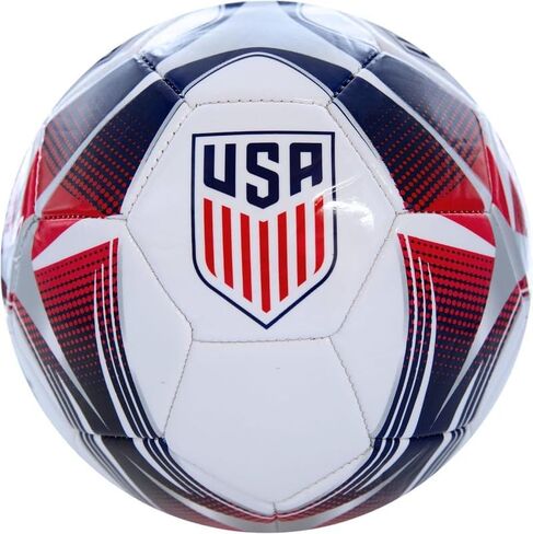 Icon Sports Officially Licensed U.S. Soccer Federation USMNT Soccer Ball Size 5 - Team Legacy White in Kuwait
