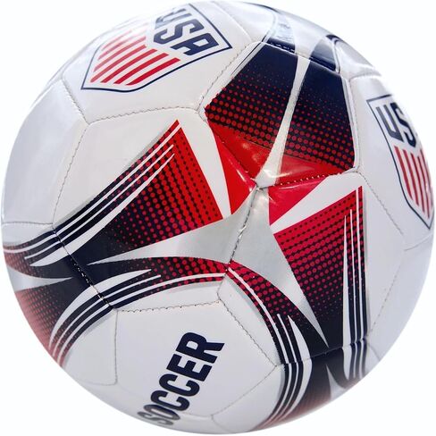 Icon Sports Officially Licensed U.S. Soccer Federation USMNT Soccer Ball Size 5 - Team Legacy White in Kuwait
