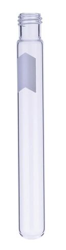 Kimble 73750-20125 Borosilicate Glass Disposable Screw Thread Culture Tube with Marking Spot, 25 ml Capacity, 125 mm Length x 20 mm OD (Pack of 500) in Kuwait