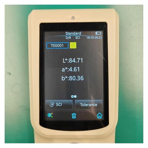 Portable Color Analyzer Digital Precise Color Reader CR8 Spectro Colorimeter D/8 Geometry for Color Capturing, Matching, Comparing, Saving Multi-Functional in Saudi Arabia
