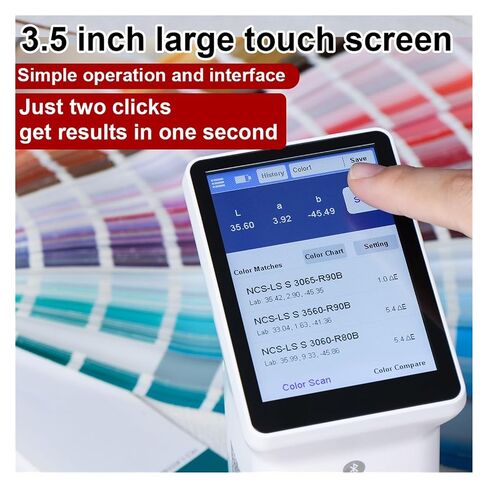 Digital Precise Colorimeter 45/0 Handheld Colorimeter Portable Color Meter Precision Colorimeter for Paper Multi-Functional in Kuwait