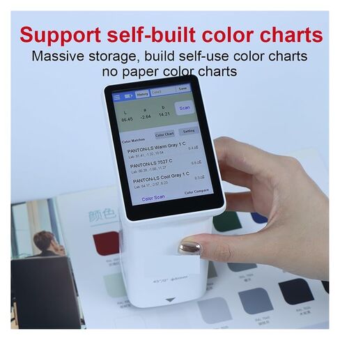 Digital Precise Colorimeter 45/0 Handheld Colorimeter Portable Color Meter Precision Colorimeter for Paper Multi-Functional in Kuwait