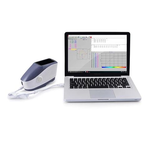 مقياس الألوان الرقمي الدقيق لفرق الألوان، جهاز قياس الطيف الضوئي USB للسيارات والأشعة فوق البنفسجية والمرئية، محمول متعدد الوظائف in Kuwait