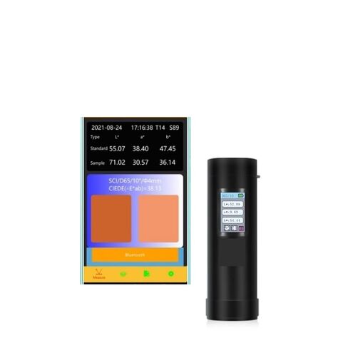 Portable Simplified Colorimeter Pocket Digital Color Reader CR4501 Color Difference Meter Tester for Color Capturing, Matching Multi-Functional in Kuwait