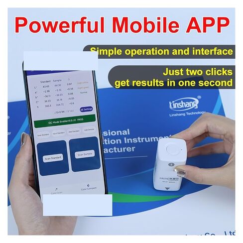 LS170 45/0 Digital Pocket Colorimeter Printing Ink Colormeter Precise Wireless Color Reader Color Difference Detection Tool Multi-Functional in Kuwait