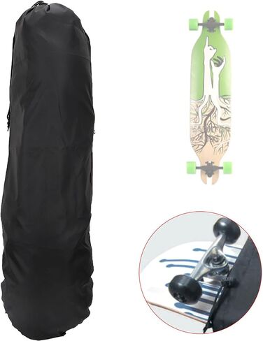 RiToEasysports Skateboard Storage Bag, 150D Oxford Cloth Skateboard Bag 86 X 28.5cm, One Shoulder Carry Sport with Drawstring Closure, for Gear Storage and Travel in Kuwait