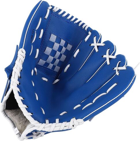 Tyenaza Softball Glove, 12.5 Inches Blue Sport Baseball Glove Outfield Mitt, for Outdoor Training in Kuwait