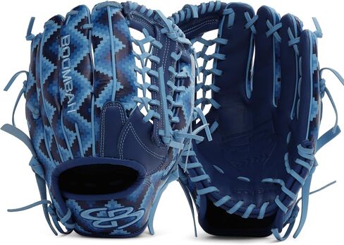 Boombah Baseball Fielding Glove B17 T Web - Columbia Zigzag Print - Multiple Sizes in Kuwait