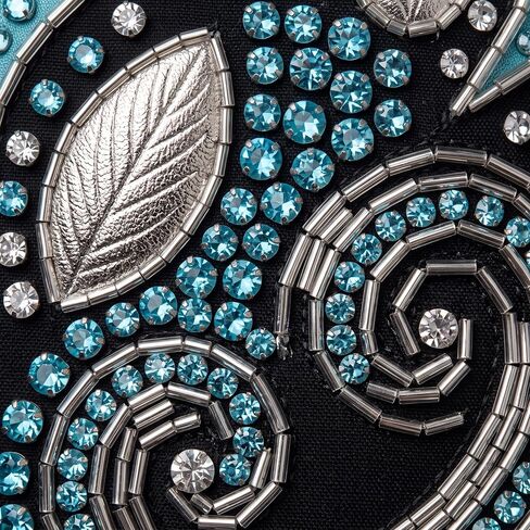Showmanship Jacket Black Aqua Crystal Rhinestone Western Horse Show Competition Jacket in Kuwait