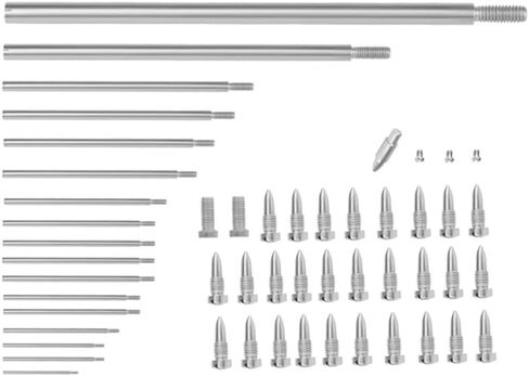 Upper Bass Saxophone Repair Kit 17 Threaded Rods 33 Cone Screws 1 Tapered Nail Saxophone Screws and Instrument Parts for Woodwind Maintenance in Kuwait