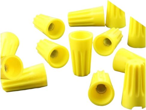 Twist-On Wire Connector Connection Nut Barrel Screw Rohs Ul (Wire Range) Yellow (18-12) Qty 250 Durable Automotive Repair Part Heavy-Duty Solution Built for Long-Term Use in Kuwait