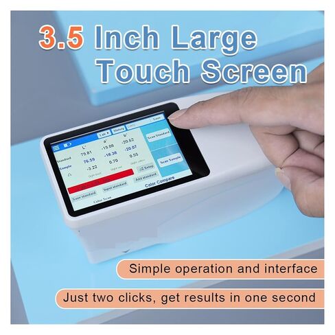 Portable Color Analyzer D/8 Professional Rugged Colorimeters Portable Spectral Color Measuring Device Colorimeter Multi-Functional in Kuwait