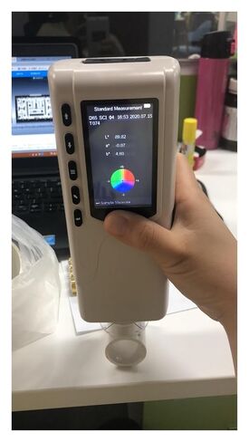 Portable Portable Color Analyzer Digital Precise Colorimeter Coating Paint Colorimeter for Color Test NR110 Multi-Functional(Auto Testing) in Kuwait