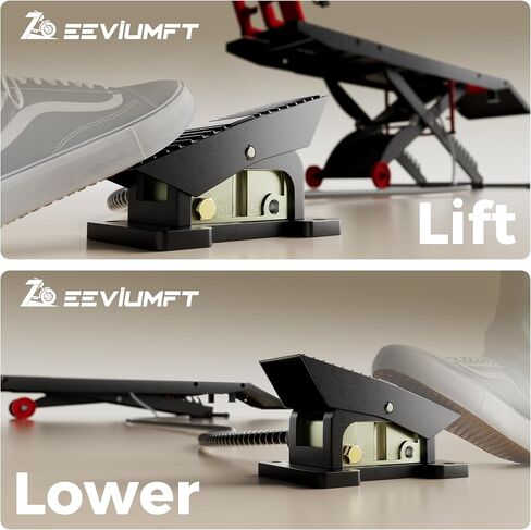 Heavy Duty Pneumatic Foot Pedal Valve for Motorcycle Lift, Air Foot Switch, 1.0MPa Aluminum Control Valve with Silencer, Non-Slip Pedal, Floor Mount for Motorcycle Lift Table & Air Cylinder in Kuwait