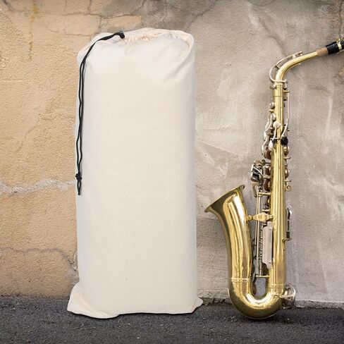 Alto Saxophone Storage Pouch Drawstring Bag Soft Cloth Material Quick Storage Easy Retrieval Portable Instrument Case for Travel and Performances in Kuwait