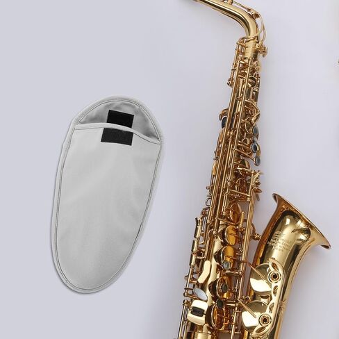 CLISPEED Travel Saxophone Mouthpiece Carrying Bag for Alto Saxophones and Universal Instruments with Large Storage Capacity and Fabric Material to Protect the Curved Neck Part in Kuwait