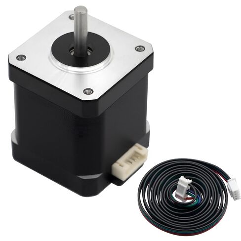 HXH Nema 17 Stepper Motor 1.8° 1.0A 3.9V, 130mN.m (18.4oz·in) Holding Torque 23mm Body,42 2-Phase Hybrid Stepper Motor with 39.4Inch Cable for 3D Printer CNC in Saudi Arabia