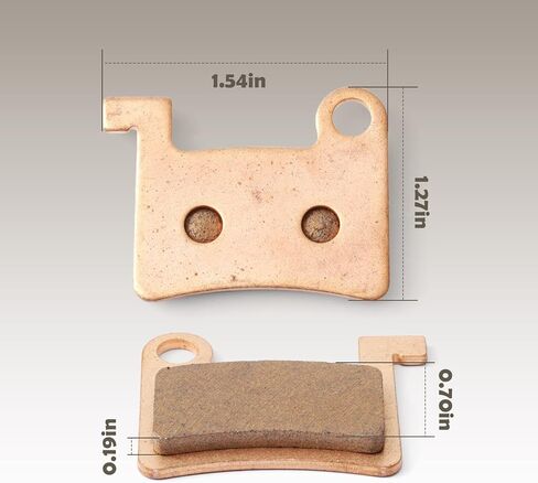 2PCS Sintered Brake Pads Replacement for GT73 for Macfox X2/X7 Dirt Bike Front and Rear Disc Brakes Pads, for Macfox X1S Hydraulic Disc Braking Only, Electric Mountain Bike E-Bike Accessories in Kuwait
