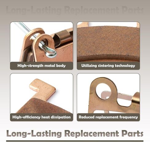 2PCS Sintered Brake Pads Replacement for GT73 for Macfox X2/X7 Dirt Bike Front and Rear Disc Brakes Pads, for Macfox X1S Hydraulic Disc Braking Only, Electric Mountain Bike E-Bike Accessories in Kuwait