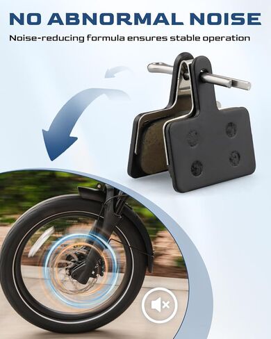 قطعتان من وسادات فرامل الدراجة الإلكترونية مناسبة لـ Lectric XP 1.0/2.0/3.0، XP Step-Thru 1.0/2.0/3.0، XP Lite 1.0، استبدال وسادات فرامل القرص الميكانيكية الأمامية والخلفية in Kuwait