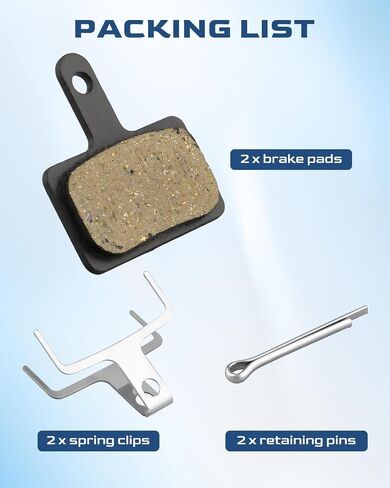 قطعتان من وسادات فرامل الدراجة الإلكترونية مناسبة لـ Lectric XP 1.0/2.0/3.0، XP Step-Thru 1.0/2.0/3.0، XP Lite 1.0، استبدال وسادات فرامل القرص الميكانيكية الأمامية والخلفية in Kuwait