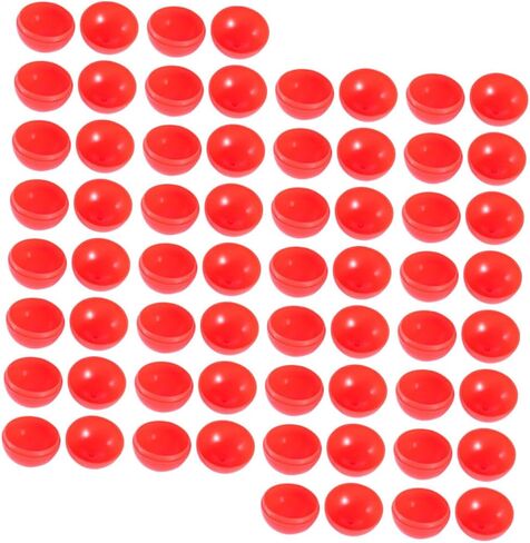 TOYANDONA 100pcs Red Openable PVC Lottery Balls for Party Raffle Drawings Lightweight Game Props for Entertainment Annual Meetings and Recreational Activities in Kuwait