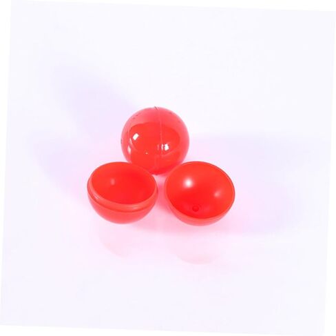 TOYANDONA 100pcs Red Openable PVC Lottery Balls for Party Raffle Drawings Lightweight Game Props for Entertainment Annual Meetings and Recreational Activities in Kuwait