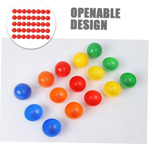 TOYANDONA 100pcs Red Openable PVC Lottery Balls for Party Raffle Drawings Lightweight Game Props for Entertainment Annual Meetings and Recreational Activities in Kuwait