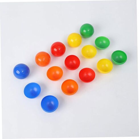 FRCOLOR 100 قطعة من كرات اليانصيب القابلة للفتح باللون الأحمر الساطع من مادة PVC دعائم لعبة السحب للحفلات والاحتفالات والأحداث واللوازم الاحتفالية القابلة لإعادة الاستخدام in Kuwait