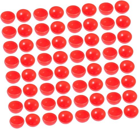 BESPORTBLE 100pcs Red Seamless Openable Lottery Balls for Party Games and Raffle Drawings PVC Sphere Game Supplies for Carnival Christmas Indoor Entertainment Activities in Kuwait