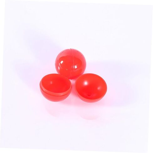 BESPORTBLE 100pcs Red Seamless Openable Lottery Balls for Party Games and Raffle Drawings PVC Sphere Game Supplies for Carnival Christmas Indoor Entertainment Activities in Kuwait