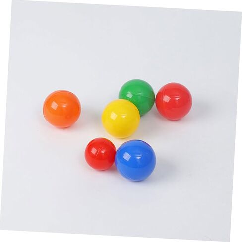 BESPORTBLE 100pcs Red Seamless Openable Lottery Balls for Party Games and Raffle Drawings PVC Sphere Game Supplies for Carnival Christmas Indoor Entertainment Activities in Kuwait