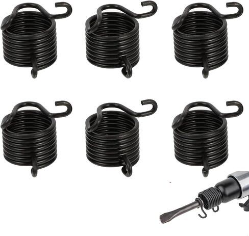 Angoily 6 Pcs Pneumatic Shovel Fittings Air Chisel Air Tool Set Spring Retainer Pneumatic Chisel Accessories Spring Retainer Hammer Retaining s in Kuwait