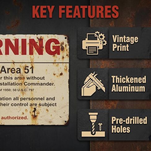 Vintage Fallout Shelter Metal Sign, Yellow and Black, Distressed Nuclear Warning Design, Retro Military Industrial Style Wall Decor in Kuwait