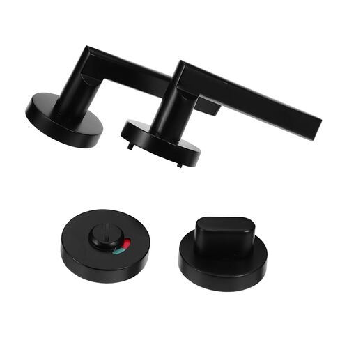 Public Toilet Lock with Indicator Privacy Bolt for Bathroom Partition Door, Steel and Plastic Construction, Enhanced Privacy Protection, Suitable for Commercial Restrooms in Kuwait