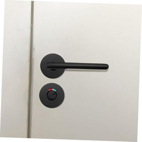 Public Toilet Lock with Indicator Privacy Bolt for Bathroom Partition Door, Steel and Plastic Construction, Enhanced Privacy Protection, Suitable for Commercial Restrooms in Kuwait