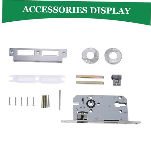 Public Toilet Lock with Indicator Privacy Bolt for Bathroom Partition Door, Steel and Plastic Construction, Enhanced Privacy Protection, Suitable for Commercial Restrooms in Kuwait