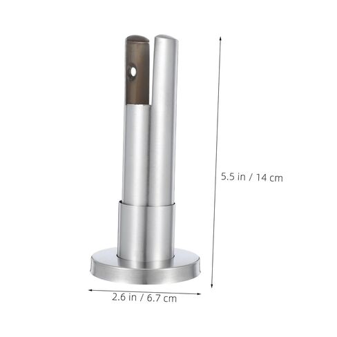 IMIKEYA 4pcs Restroom Partition Support Brackets for Public Toilet Stalls Metal Stall Hardware Accessories for Secure Installation in Bathroom Fixtures in Kuwait