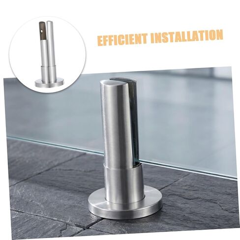 IMIKEYA 4pcs Restroom Partition Support Brackets for Public Toilet Stalls Metal Stall Hardware Accessories for Secure Installation in Bathroom Fixtures in Kuwait