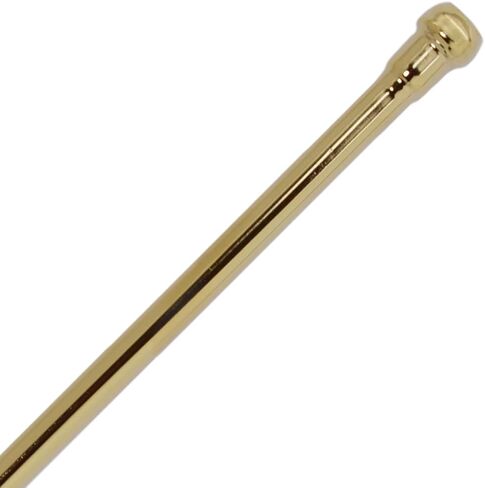 Westbrass A1938QRL-01 Freestanding Pedestal Lavatory Sink Installation Kit with Flat Trap and 1/4-Turn Lever Handles, Polished Brass in Kuwait