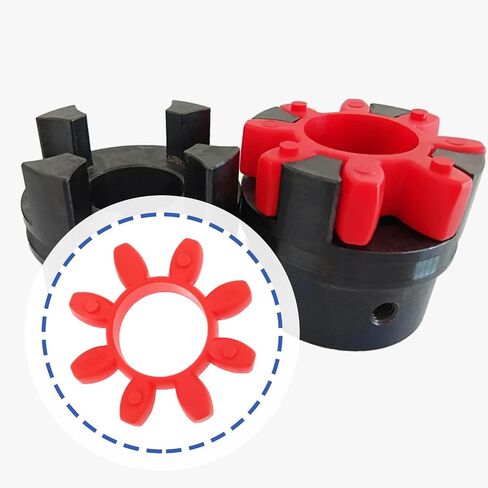 2 Pack Jaw Coupling Spider Insert GR24 55 mm OD 27 mm ID Compatible with KTR Rotex 24 in Kuwait